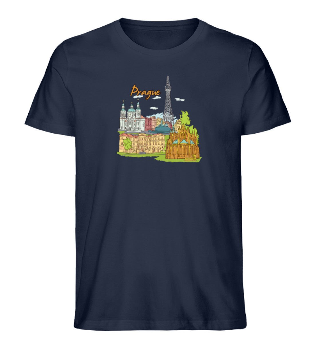 Prag - Herren Premium Organic Shirt - AQ.Vogue
