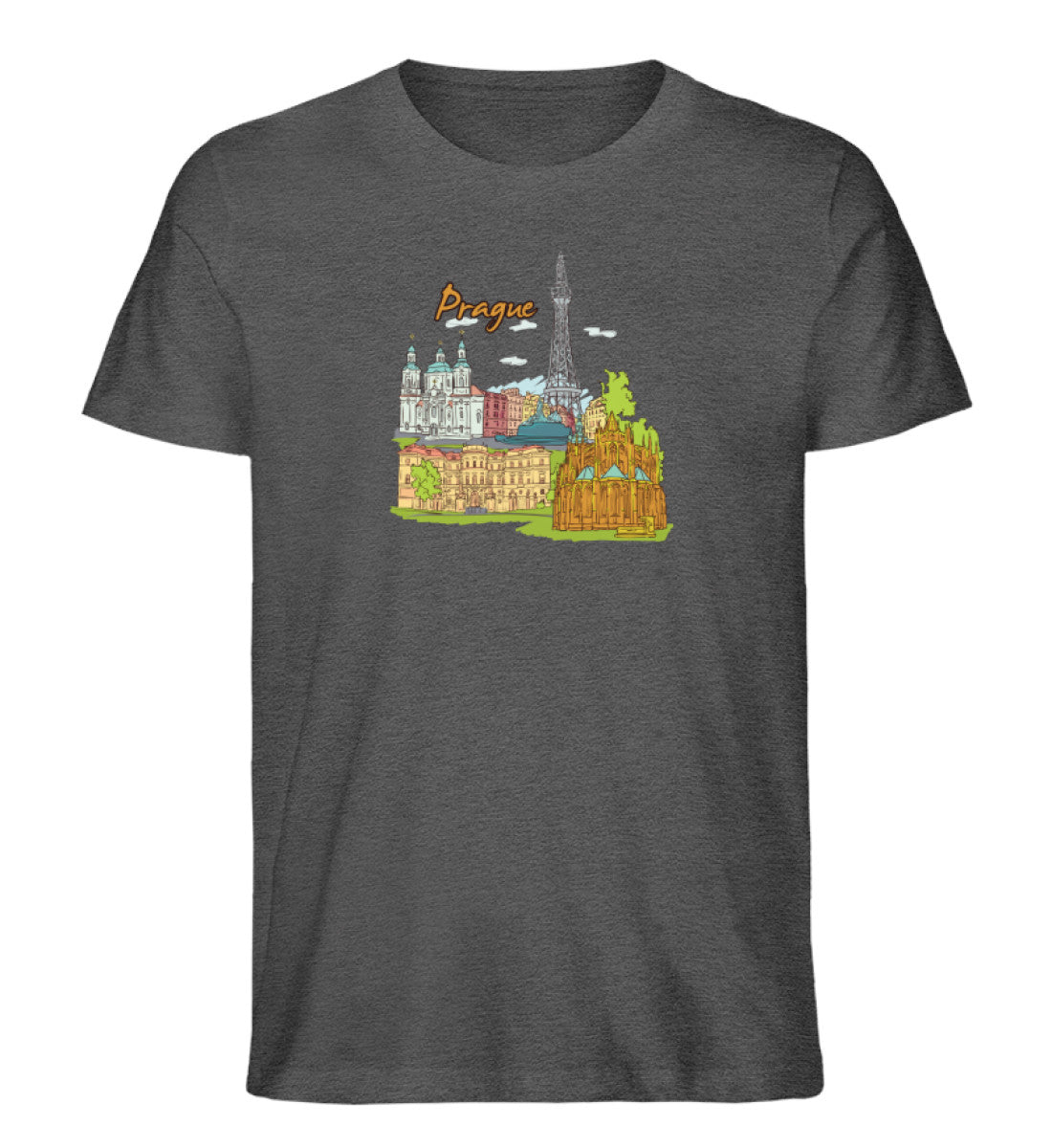 Prag - Herren Premium Organic Shirt - AQ.Vogue