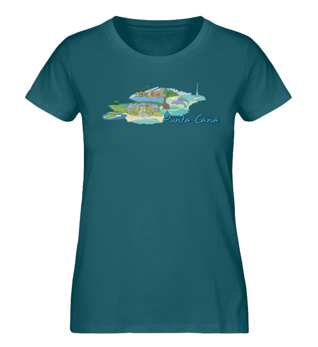 Punta Cana - Damen Premium Organic Shirt - AQ.Vogue