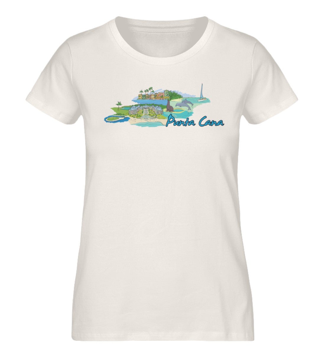 Punta Cana - Damen Premium Organic Shirt - AQ.Vogue