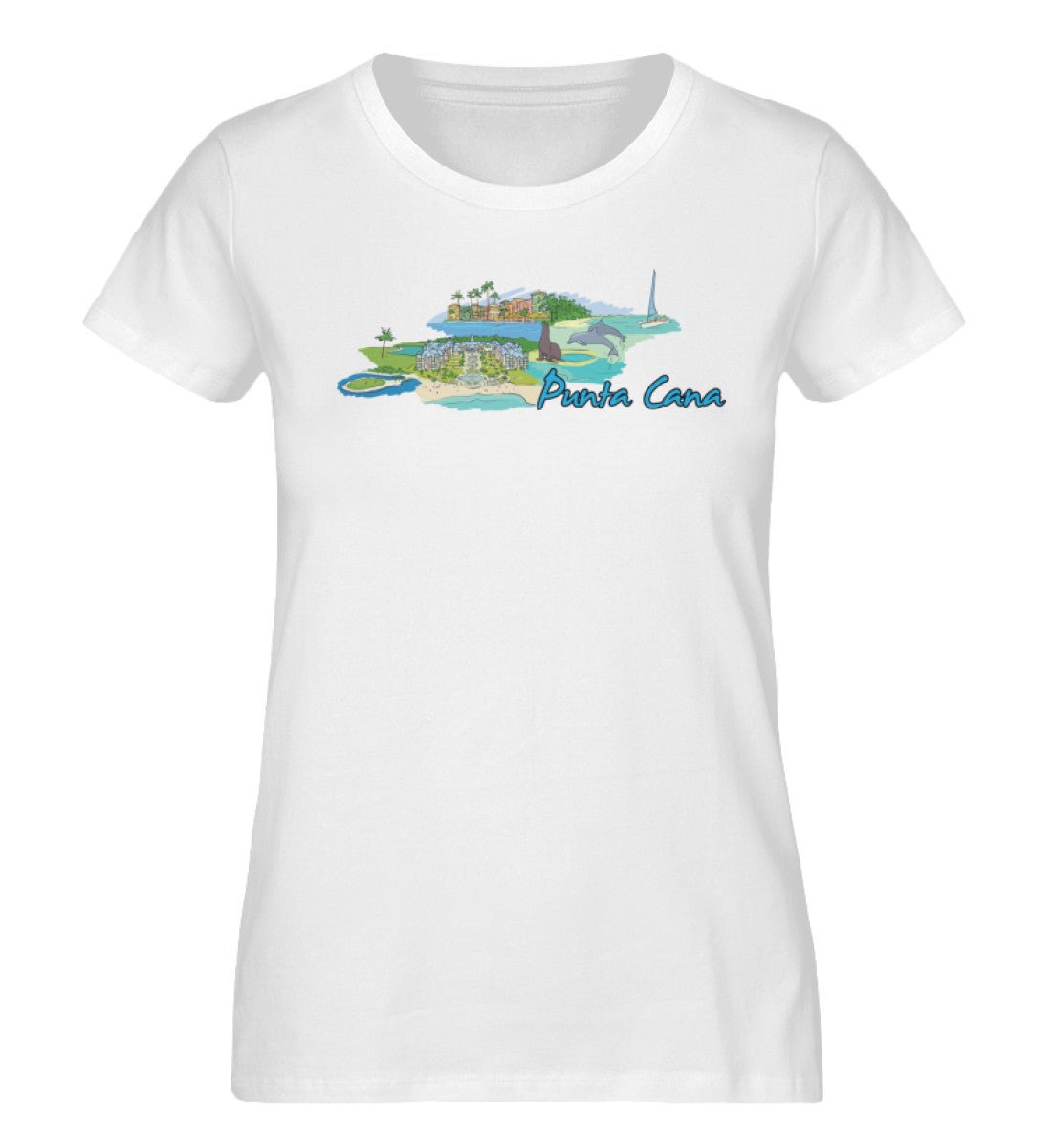 Punta Cana - Damen Premium Organic Shirt - AQ.Vogue