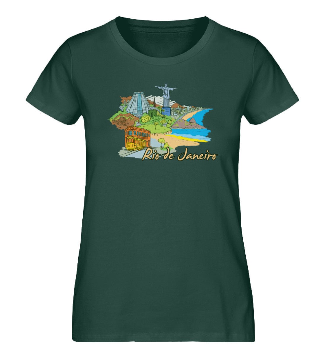 Rio de Janeiro - Damen Premium Organic Shirt - AQ.Vogue