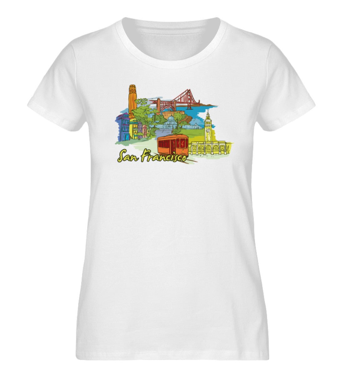 San Francisco - Damen Premium Organic Shirt - AQ.Vogue