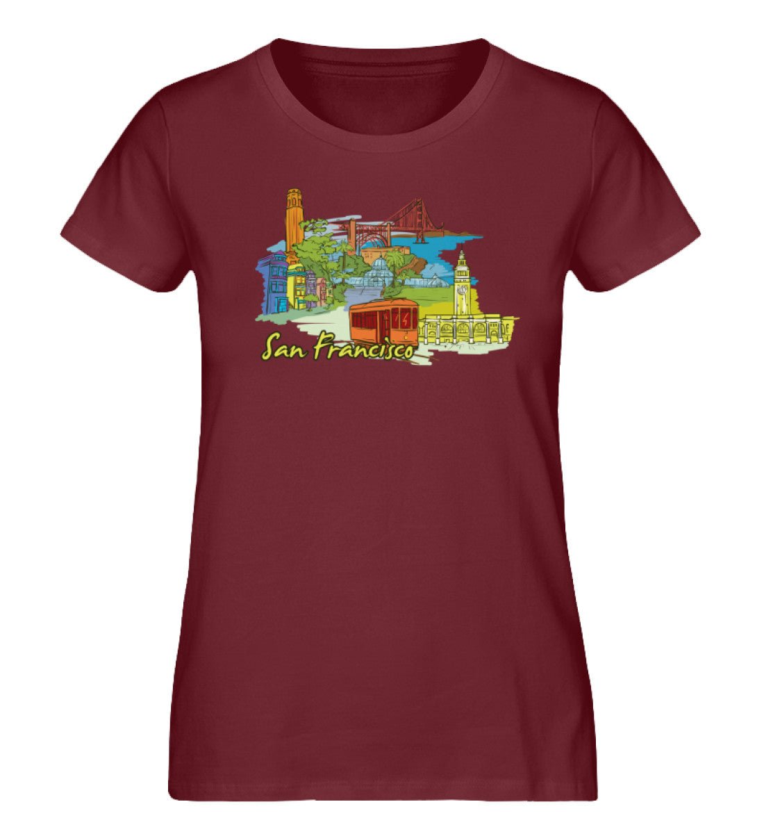 San Francisco - Damen Premium Organic Shirt - AQ.Vogue