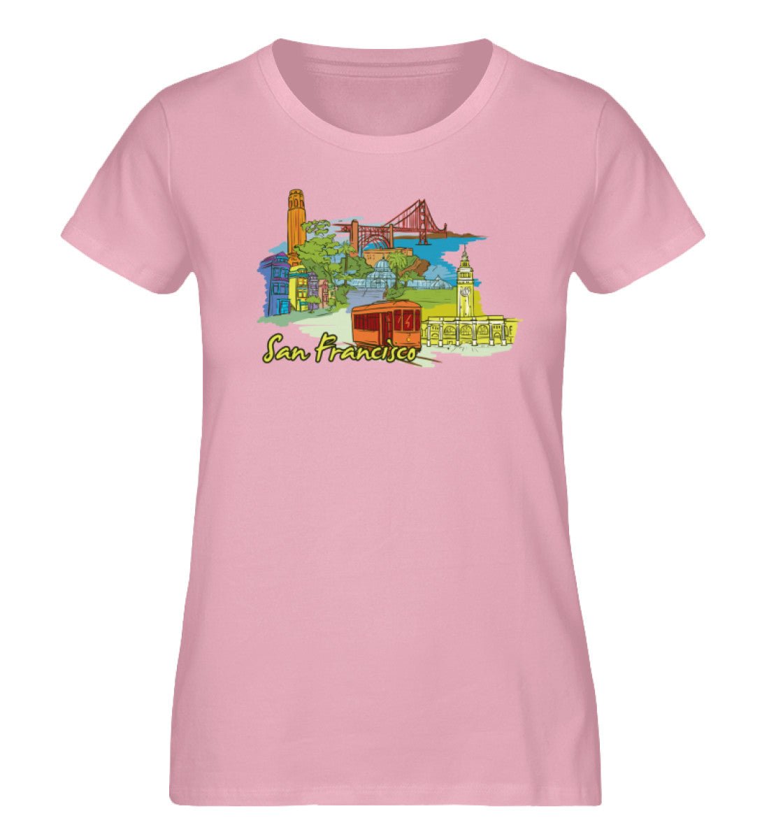 San Francisco - Damen Premium Organic Shirt - AQ.Vogue