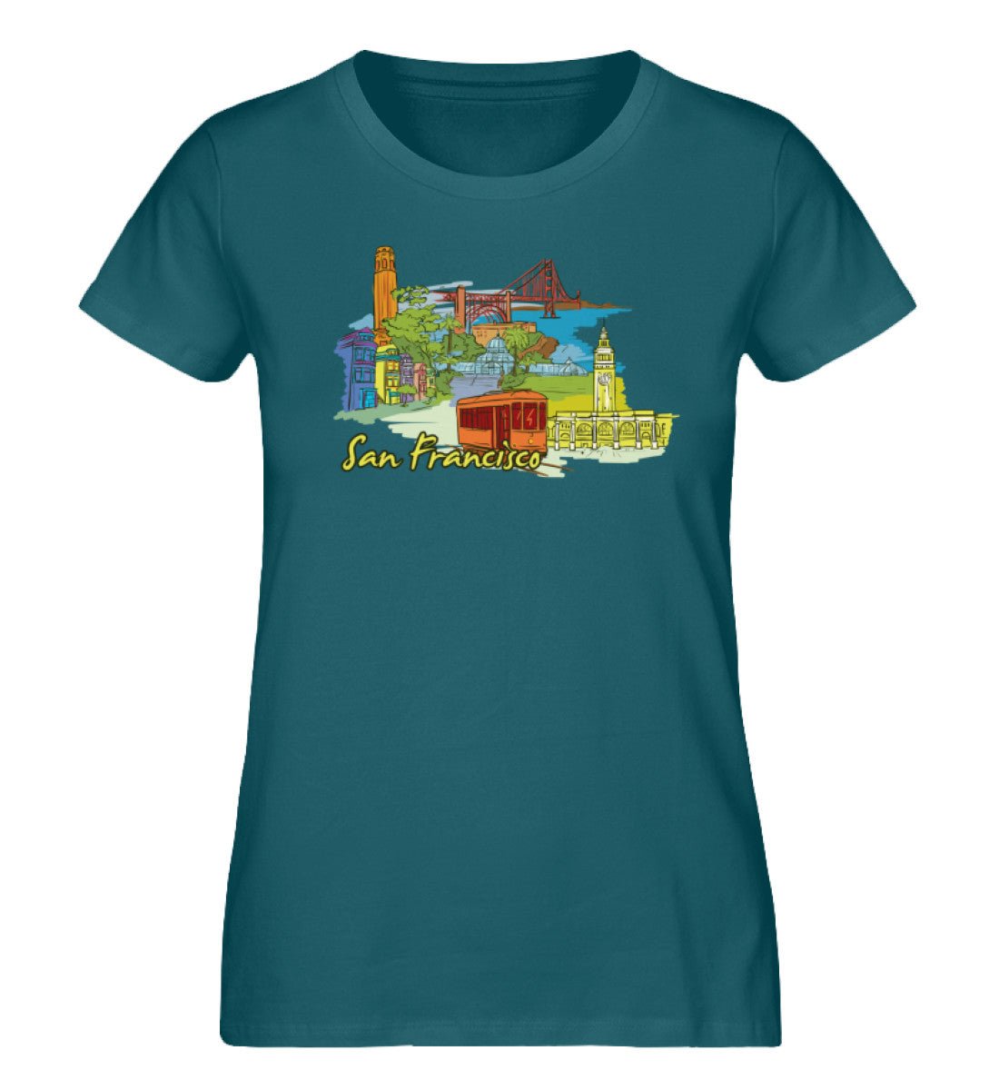 San Francisco - Damen Premium Organic Shirt - AQ.Vogue