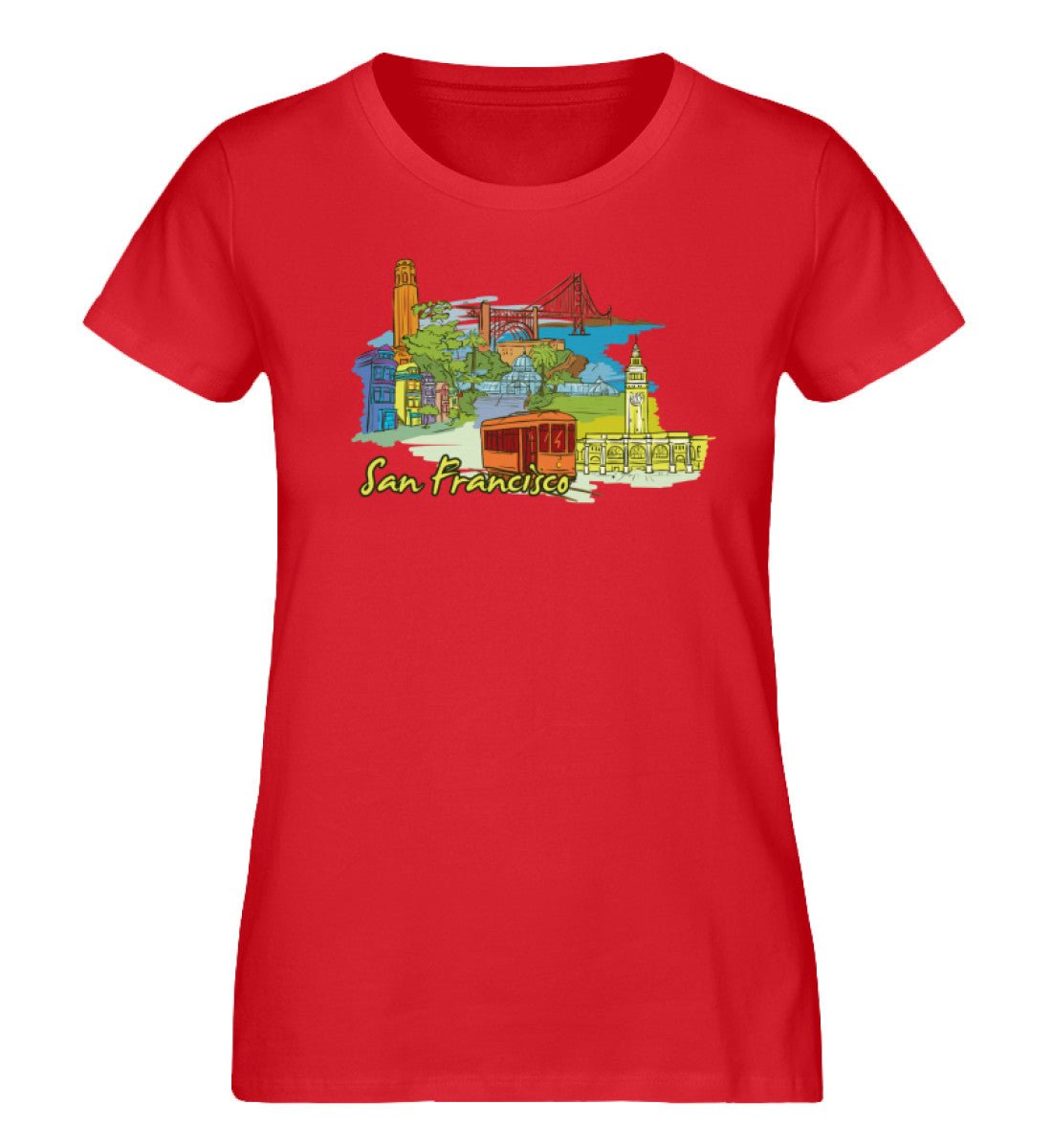 San Francisco - Damen Premium Organic Shirt - AQ.Vogue