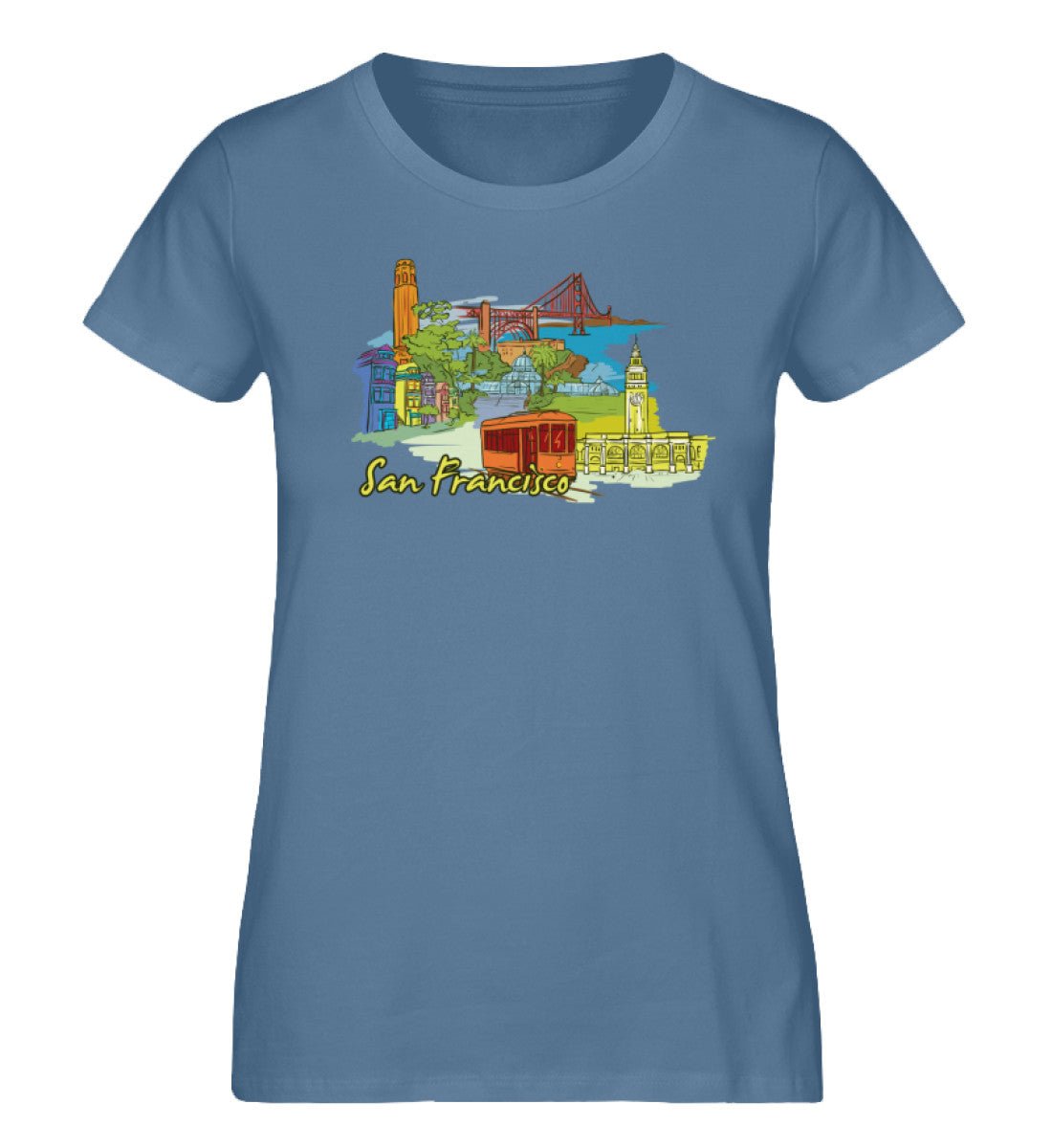San Francisco - Damen Premium Organic Shirt - AQ.Vogue