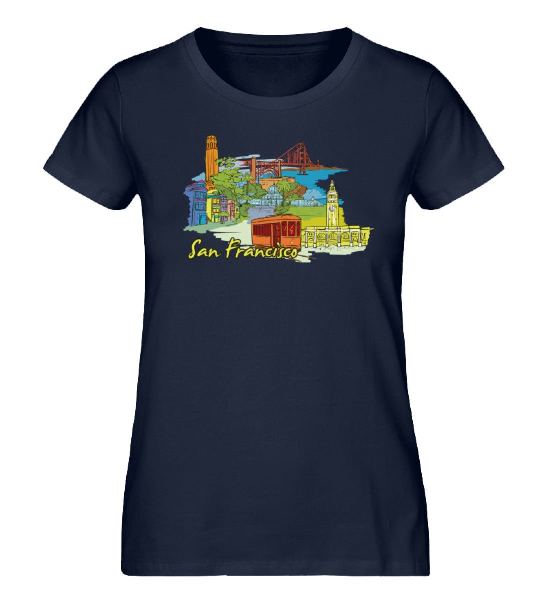 San Francisco - Damen Premium Organic Shirt - AQ.Vogue