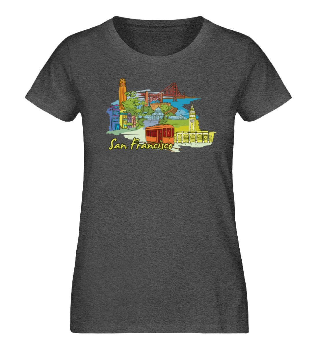 San Francisco - Damen Premium Organic Shirt - AQ.Vogue
