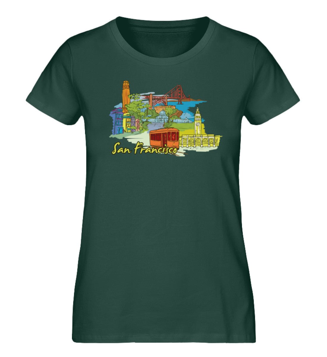 San Francisco - Damen Premium Organic Shirt - AQ.Vogue