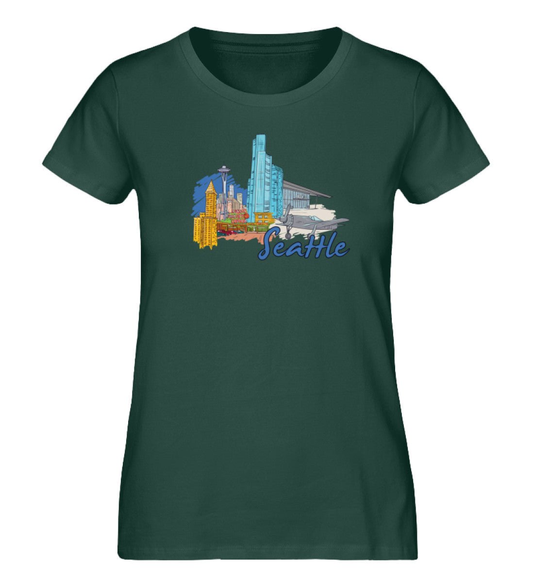 Seattle - Damen Premium Organic Shirt - AQ.Vogue