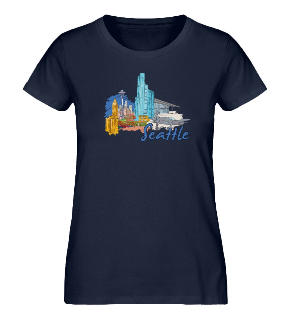 Seattle - Damen Premium Organic Shirt - AQ.Vogue