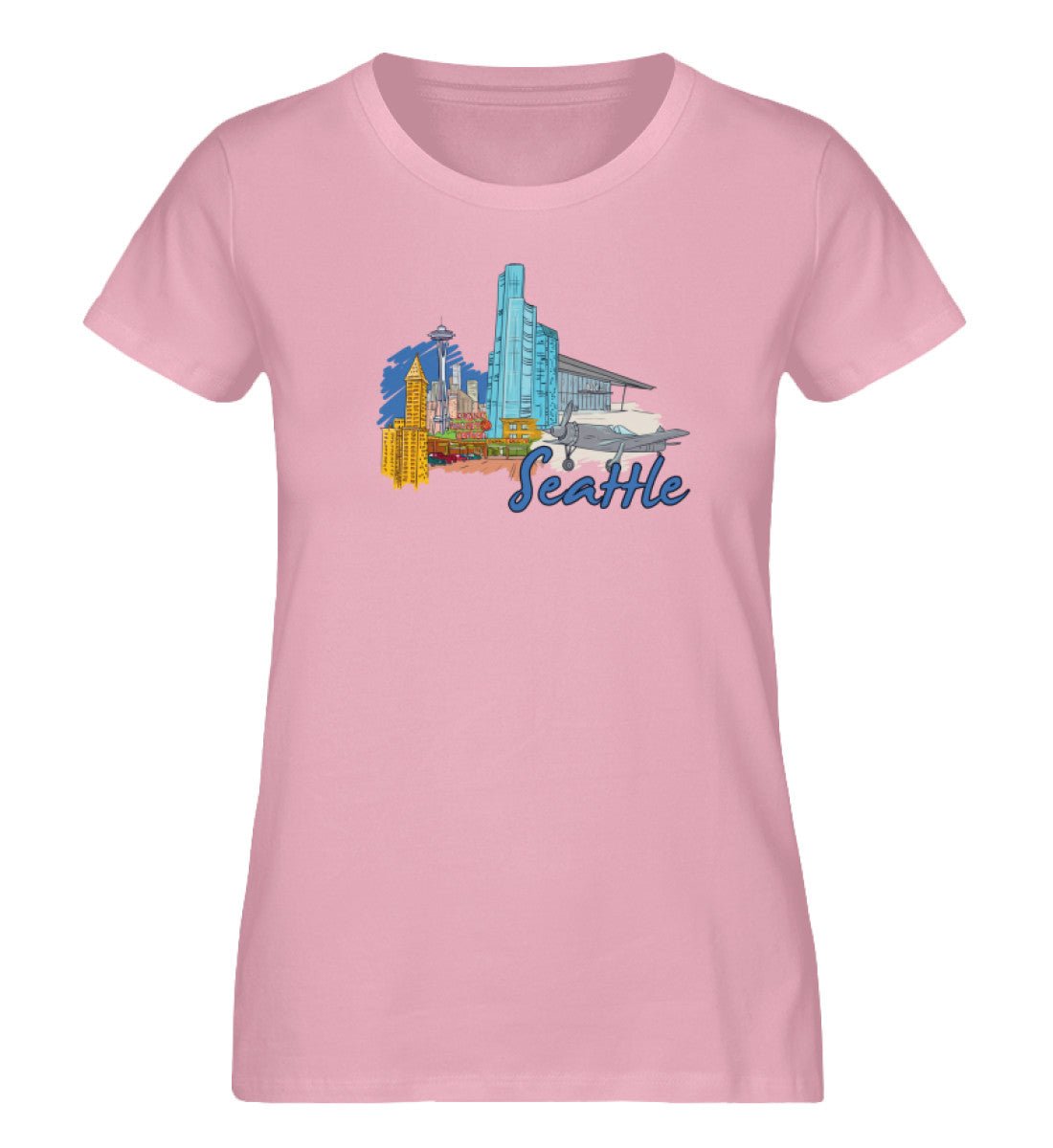 Seattle - Damen Premium Organic Shirt - AQ.Vogue