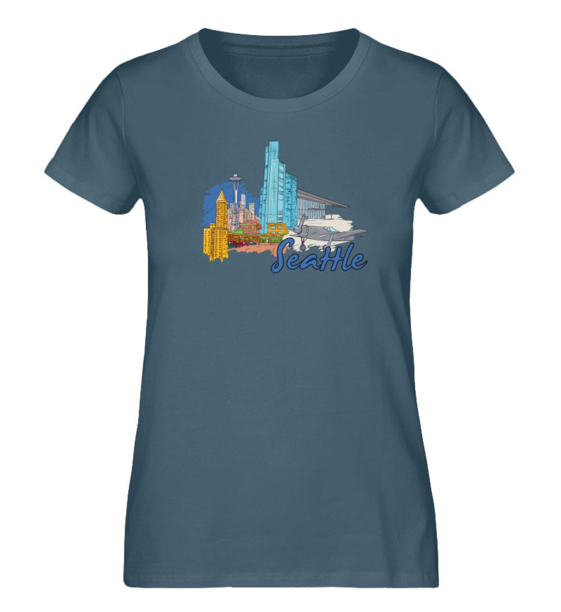 Seattle - Damen Premium Organic Shirt - AQ.Vogue