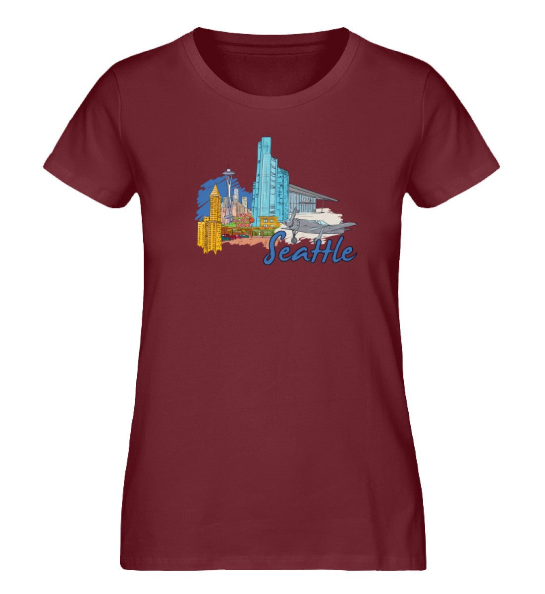 Seattle - Damen Premium Organic Shirt - AQ.Vogue
