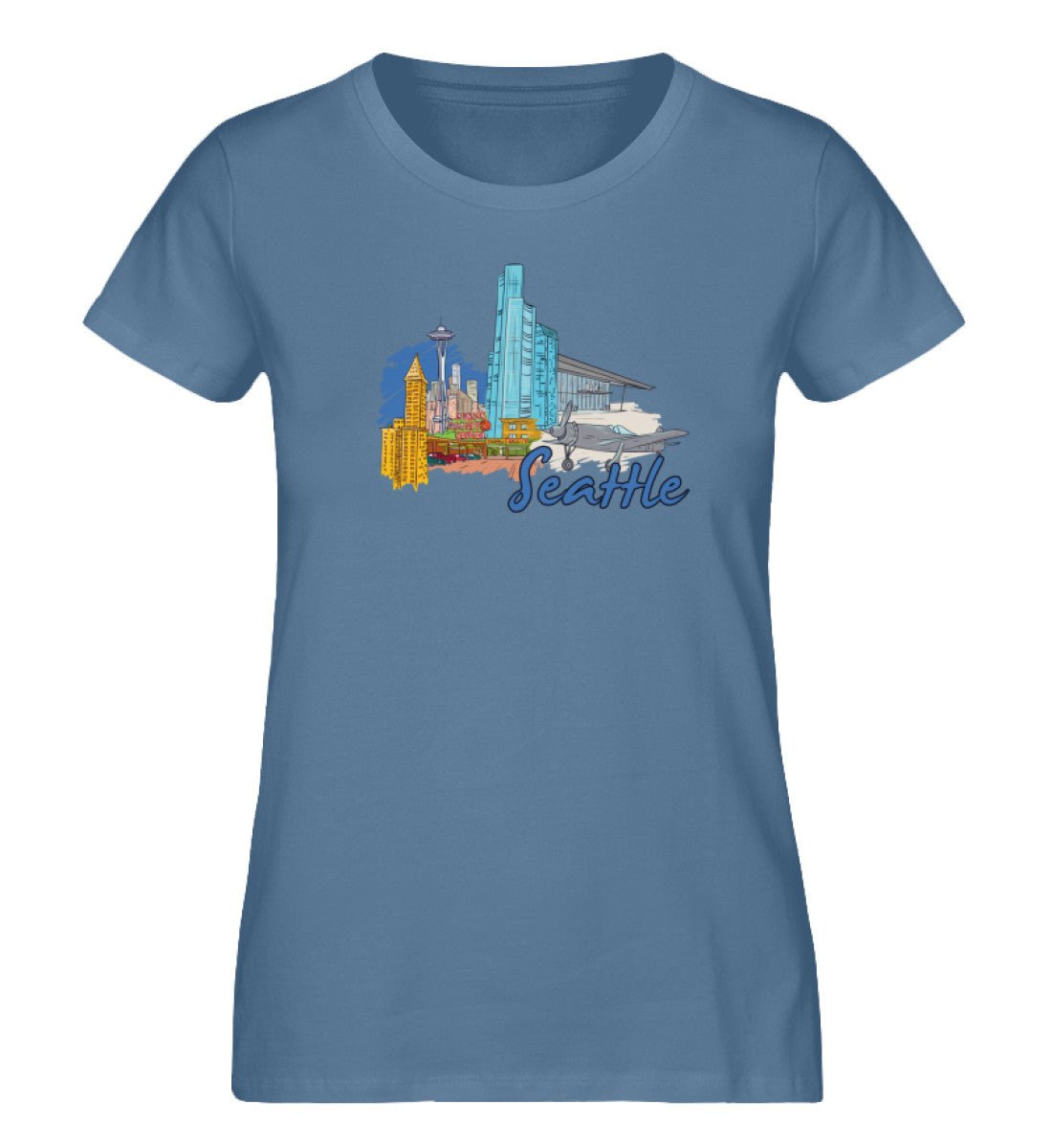 Seattle - Damen Premium Organic Shirt - AQ.Vogue