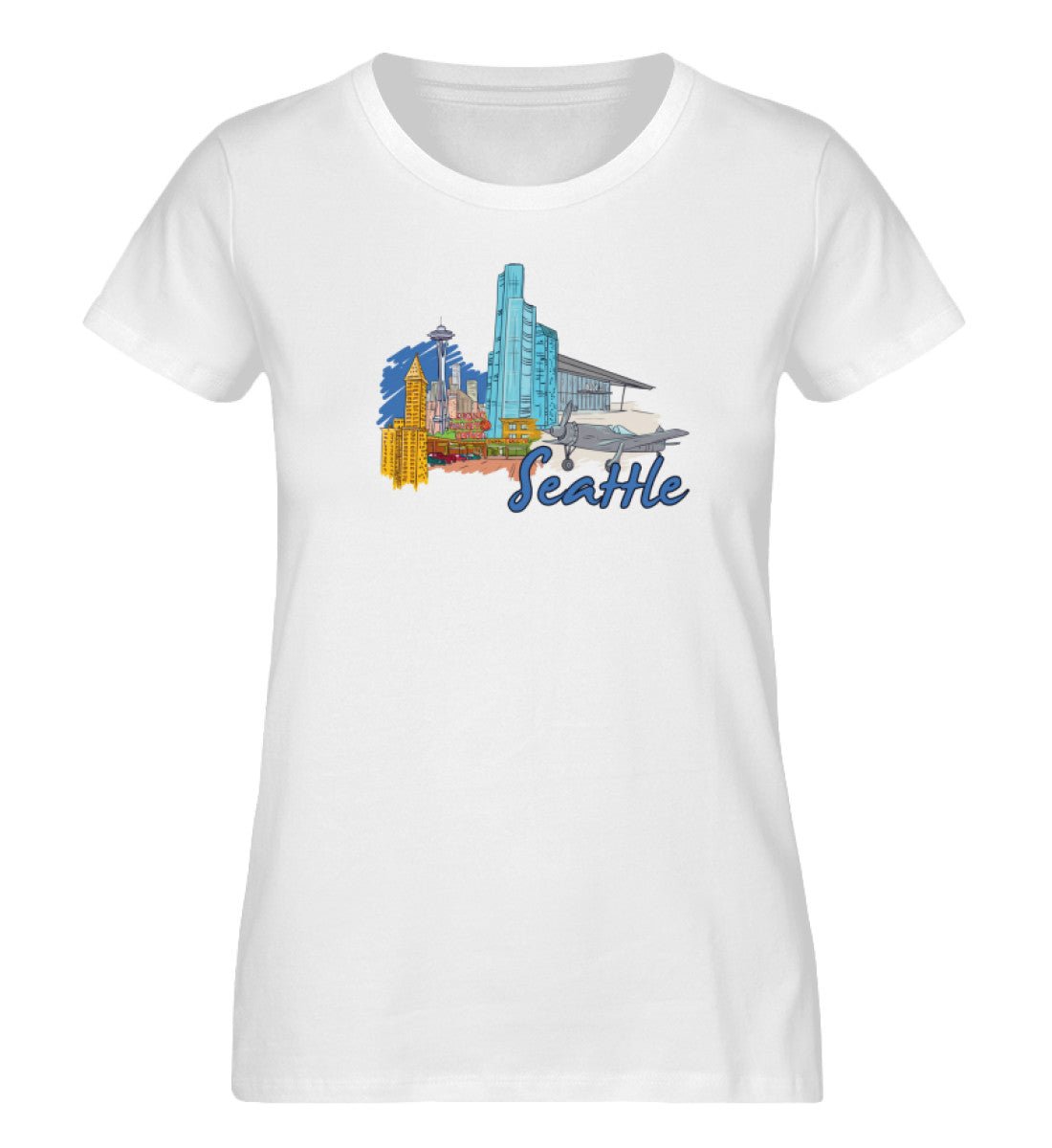 Seattle - Damen Premium Organic Shirt - AQ.Vogue