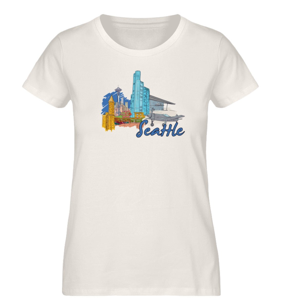 Seattle - Damen Premium Organic Shirt - AQ.Vogue