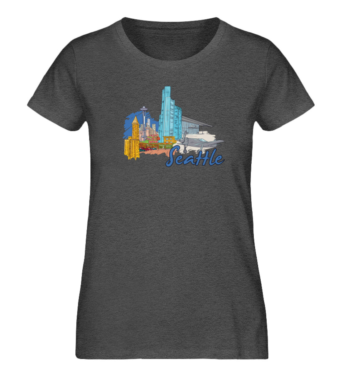 Seattle - Damen Premium Organic Shirt - AQ.Vogue