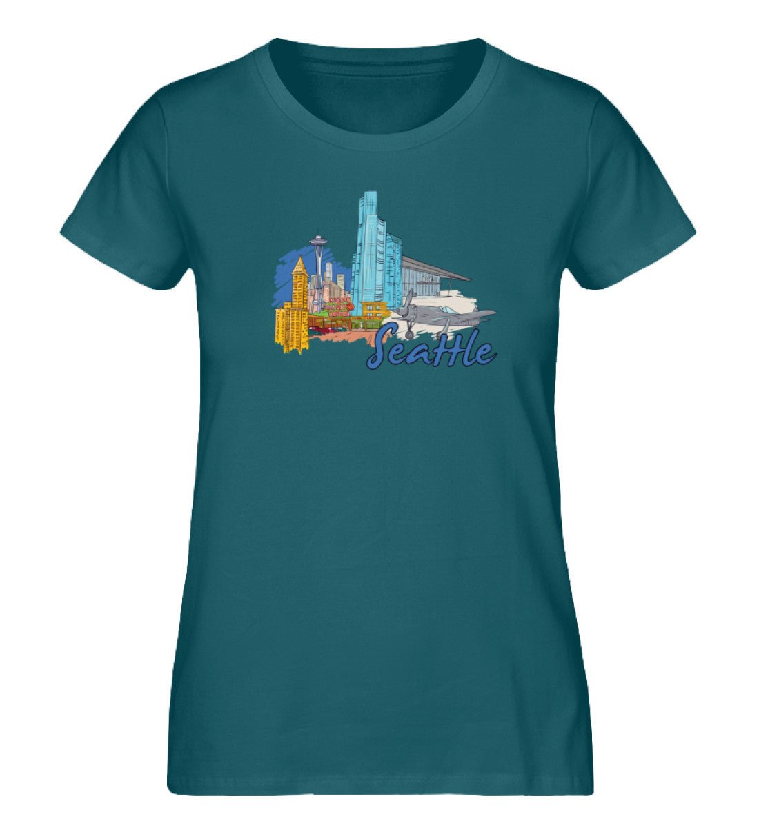 Seattle - Damen Premium Organic Shirt - AQ.Vogue