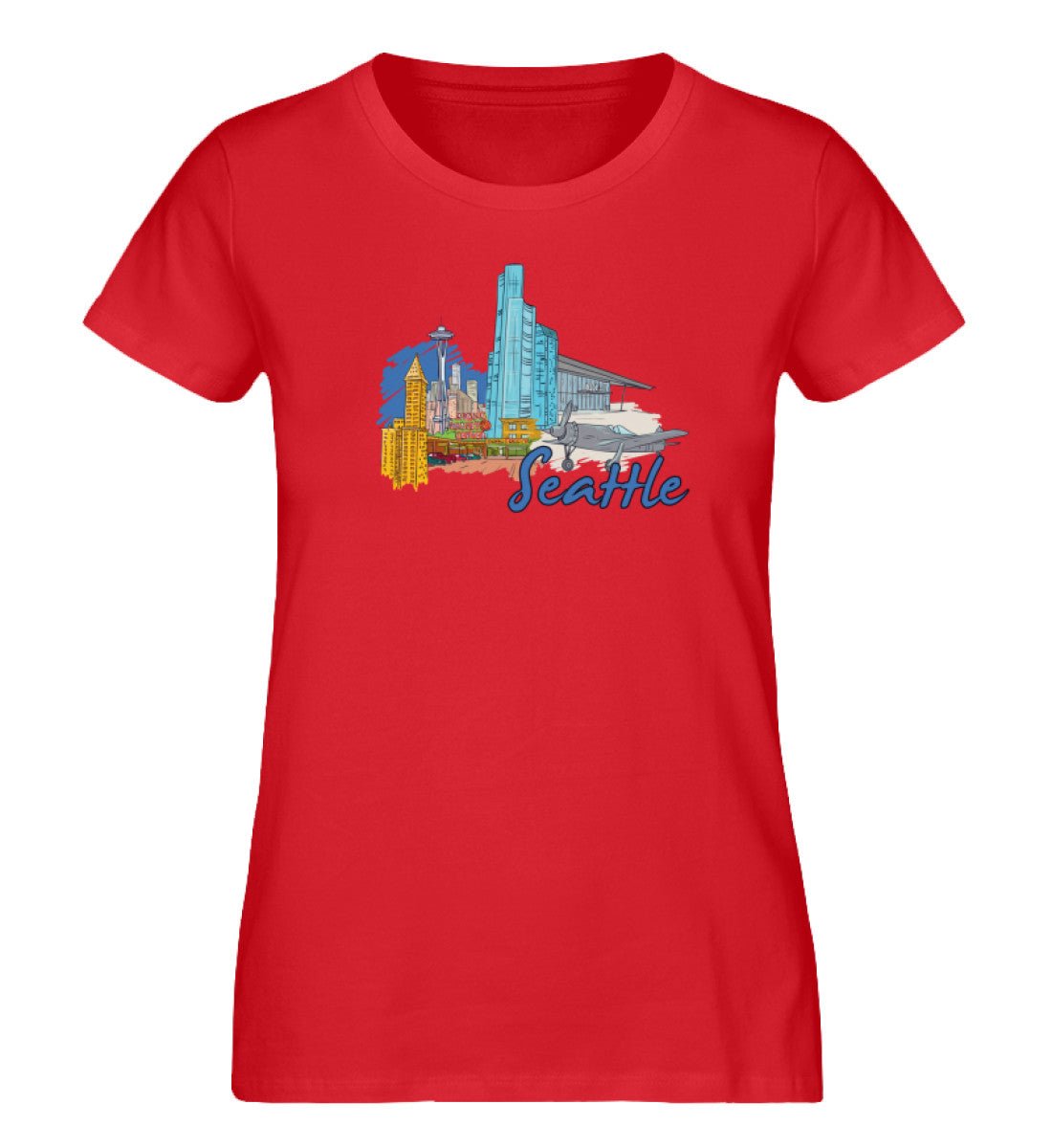 Seattle - Damen Premium Organic Shirt - AQ.Vogue