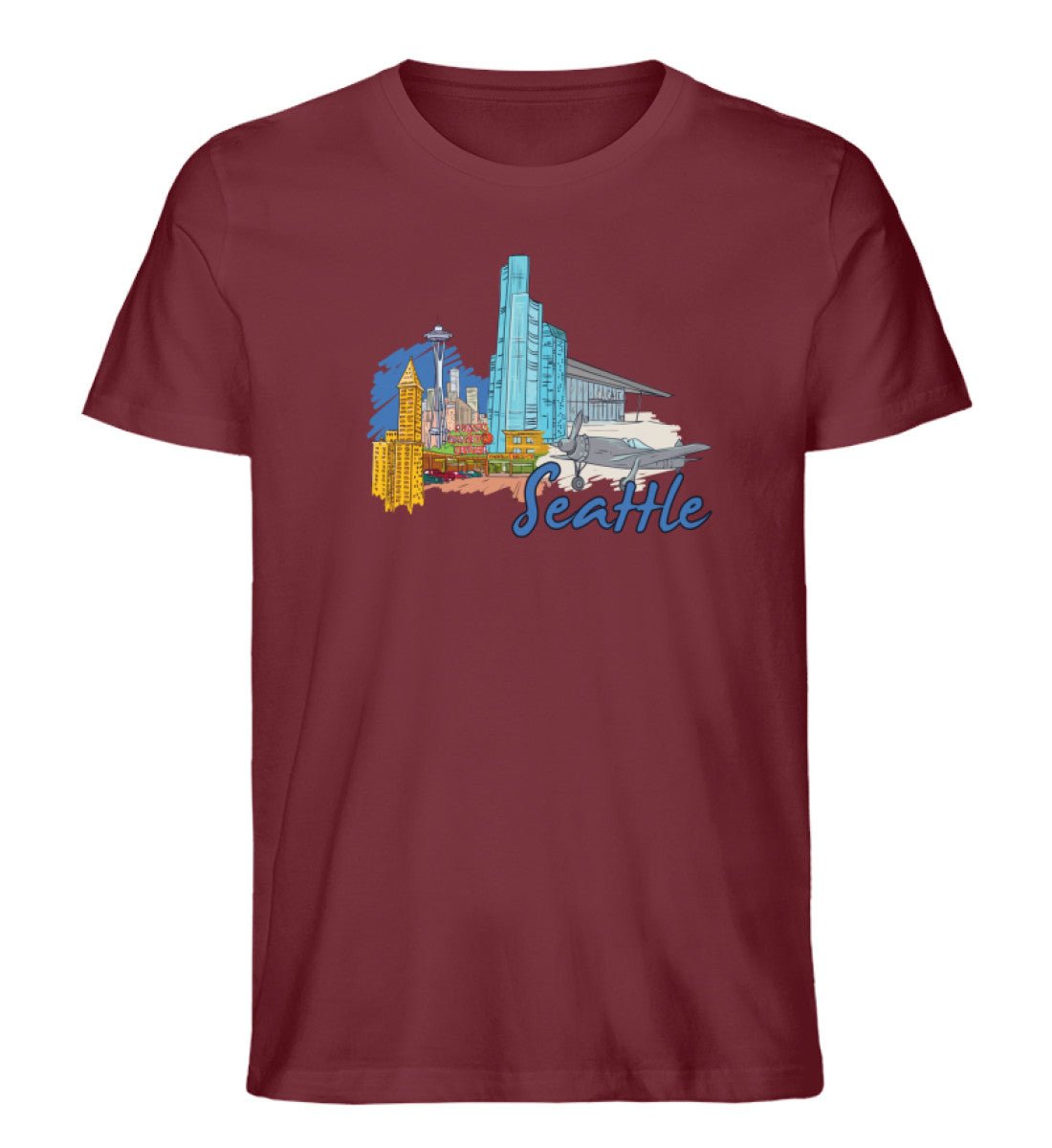 Seattle - Herren Premium Organic Shirt - AQ.Vogue