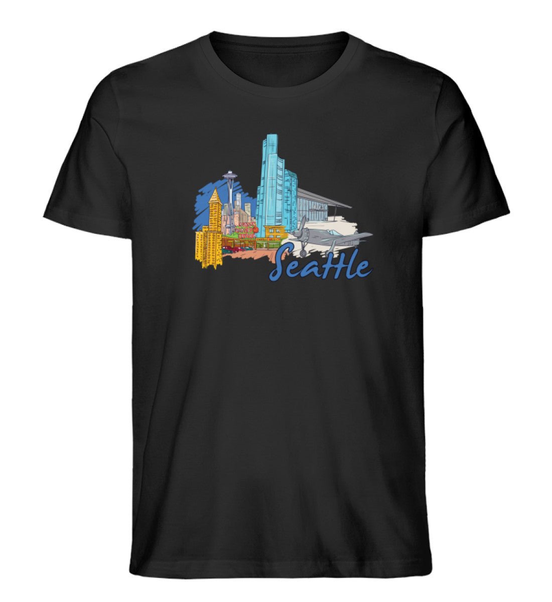 Seattle - Herren Premium Organic Shirt - AQ.Vogue