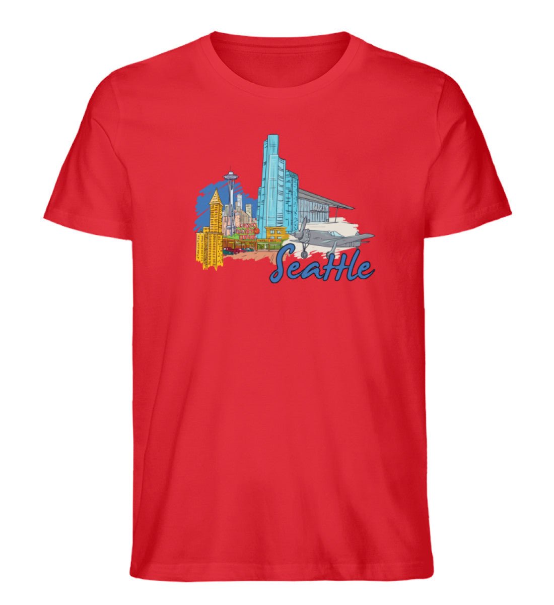 Seattle - Herren Premium Organic Shirt - AQ.Vogue