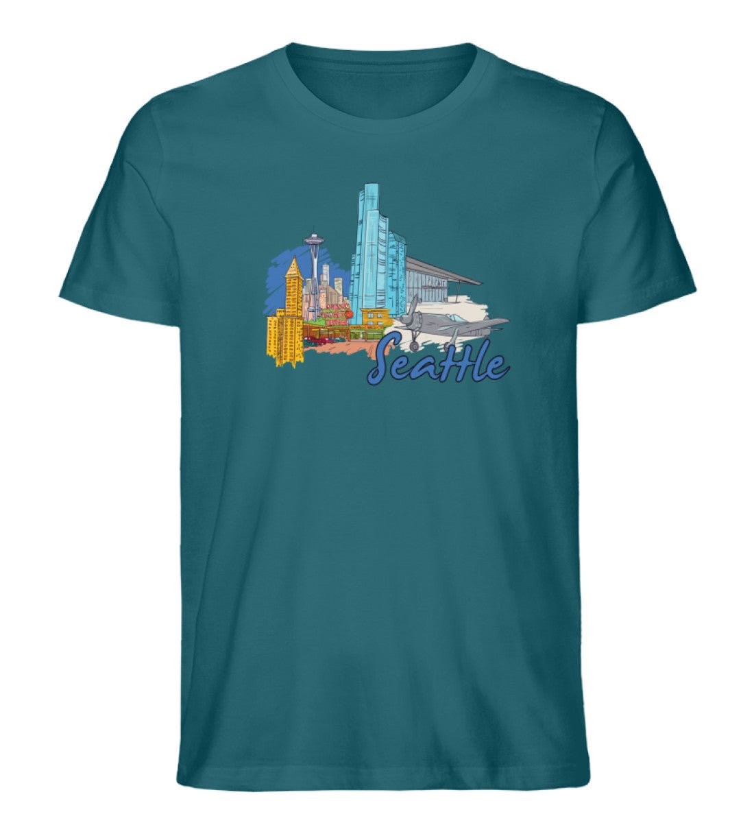 Seattle - Herren Premium Organic Shirt - AQ.Vogue