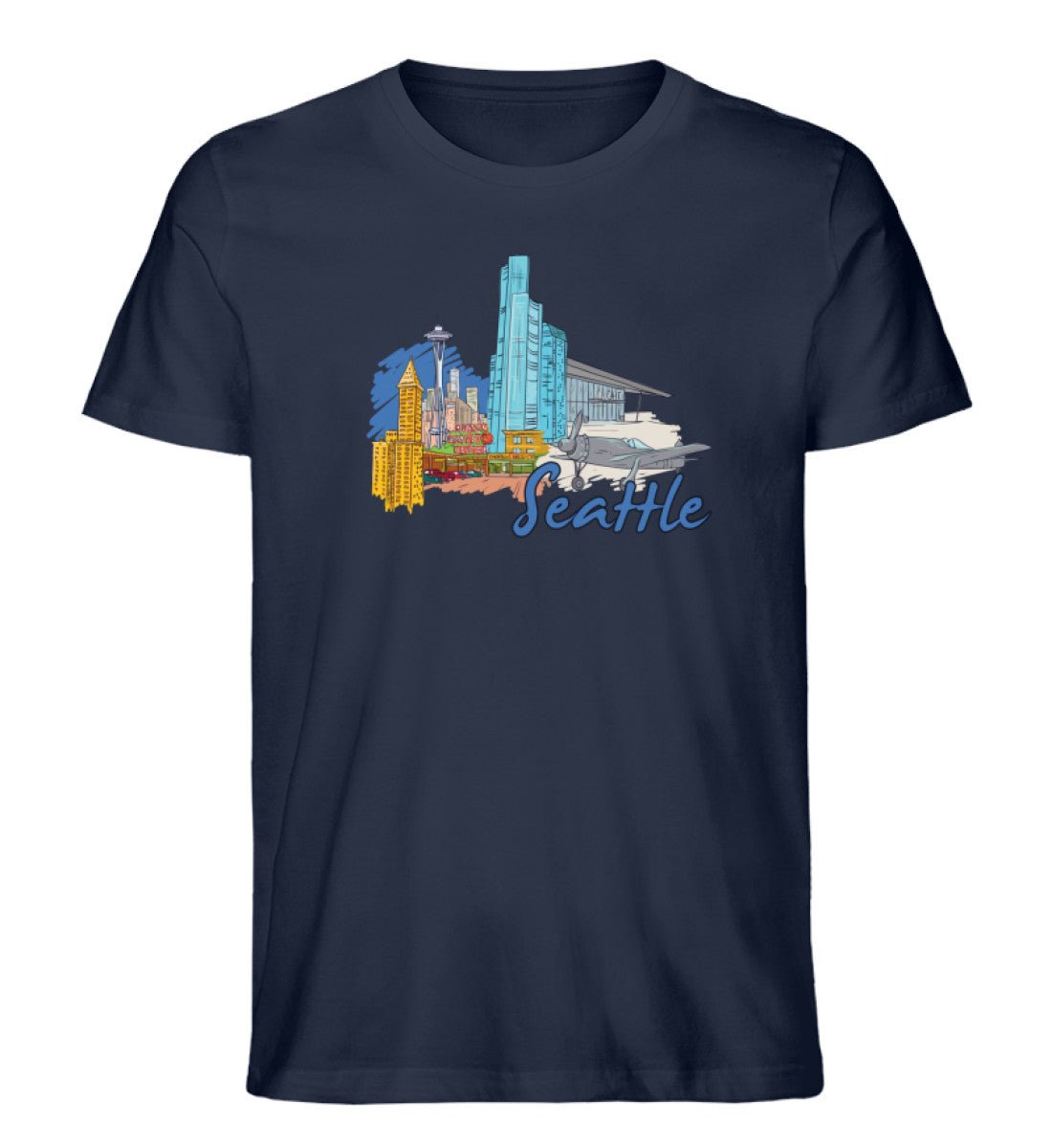Seattle - Herren Premium Organic Shirt - AQ.Vogue