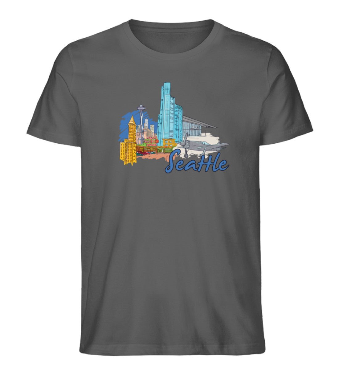 Seattle - Herren Premium Organic Shirt - AQ.Vogue