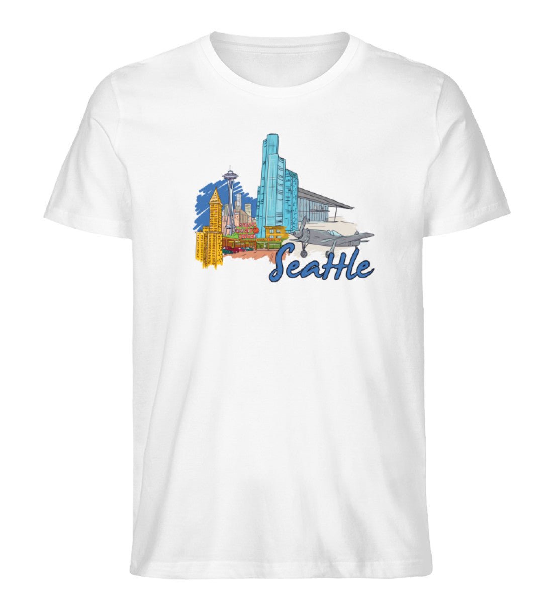 Seattle - Herren Premium Organic Shirt - AQ.Vogue