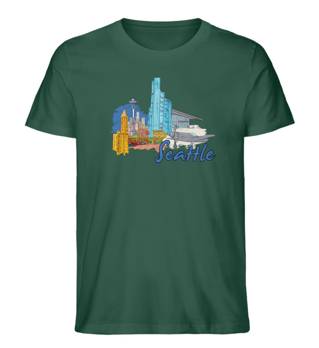 Seattle - Herren Premium Organic Shirt - AQ.Vogue