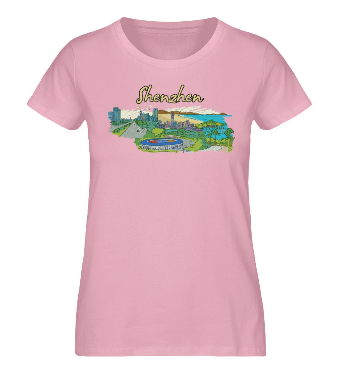 Shenzhen - Damen Premium Organic Shirt - AQ.Vogue