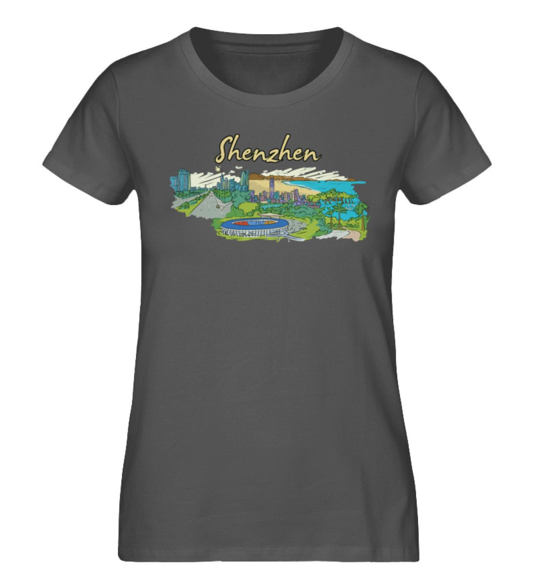 Shenzhen - Damen Premium Organic Shirt - AQ.Vogue