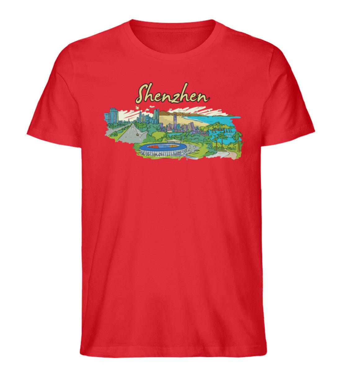 Shenzhen - Herren Premium Organic Shirt - AQ.Vogue