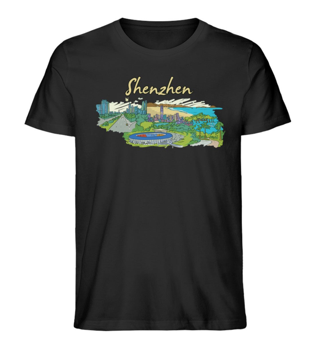 Shenzhen - Herren Premium Organic Shirt - AQ.Vogue