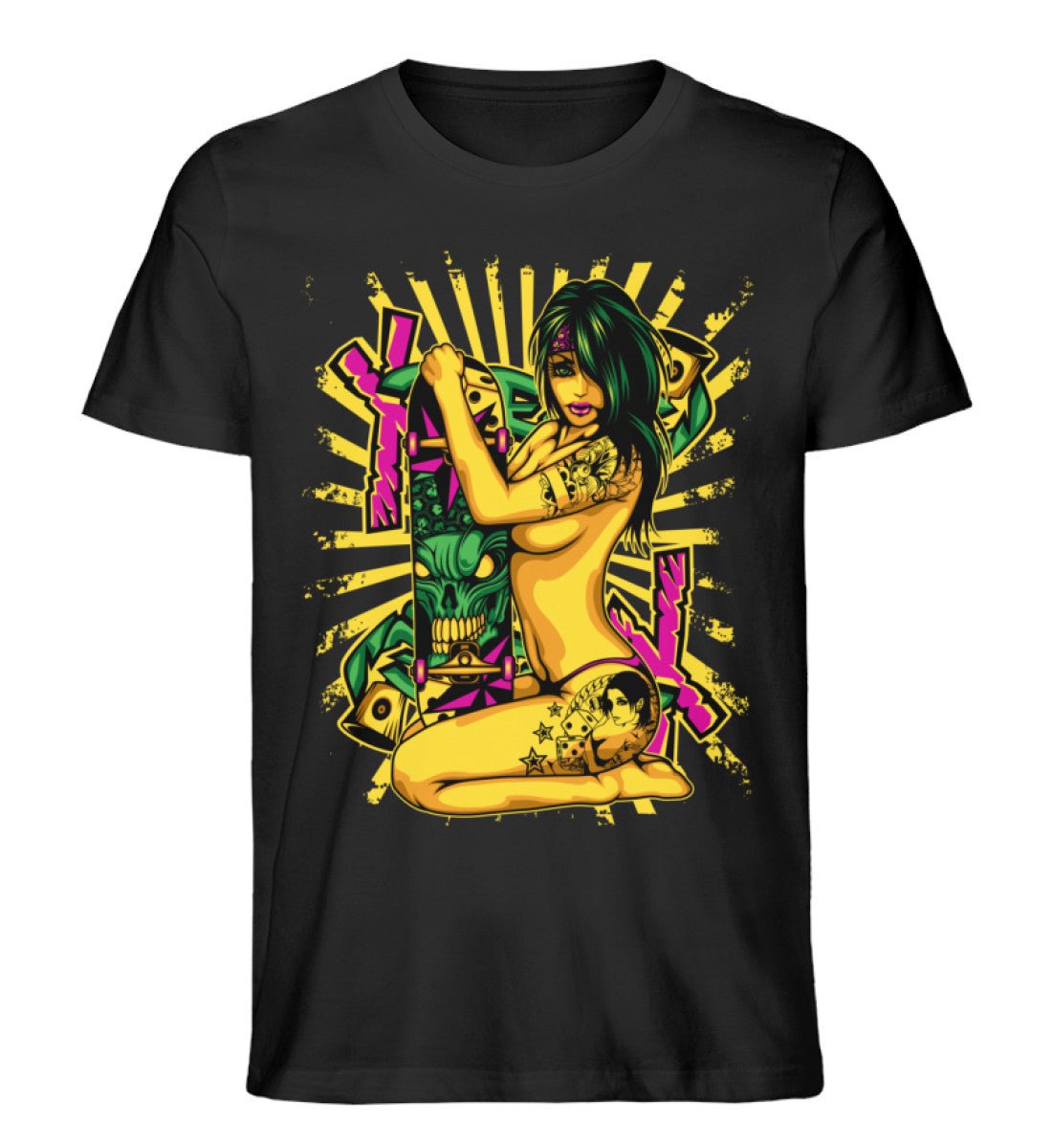 Skate X Board - Herren Premium Organic Shirt - AQ.Vogue