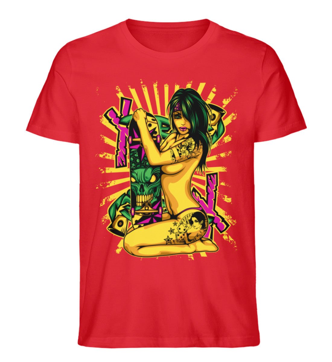 Skate X Board - Herren Premium Organic Shirt - AQ.Vogue