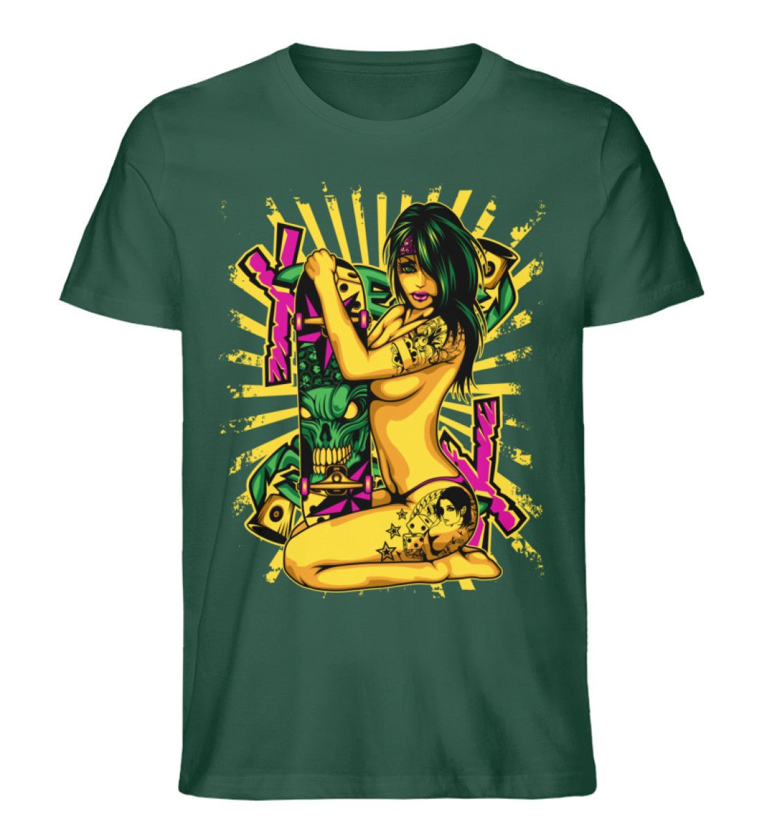 Skate X Board - Herren Premium Organic Shirt - AQ.Vogue