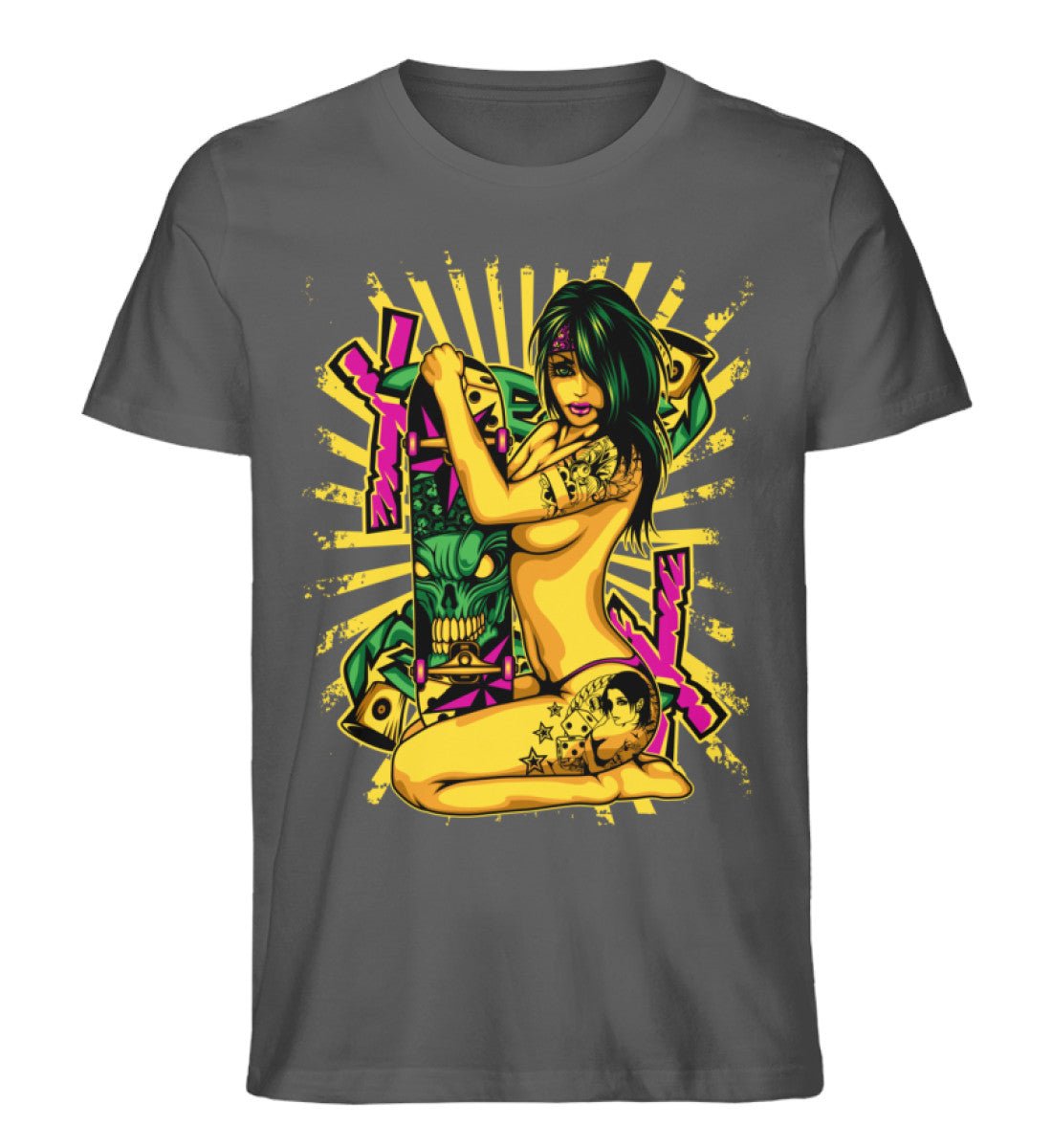 Skate X Board - Herren Premium Organic Shirt - AQ.Vogue