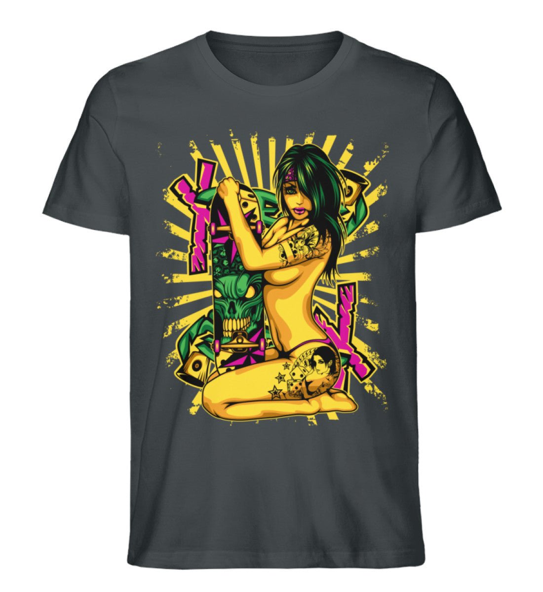 Skate X Board - Herren Premium Organic Shirt - AQ.Vogue