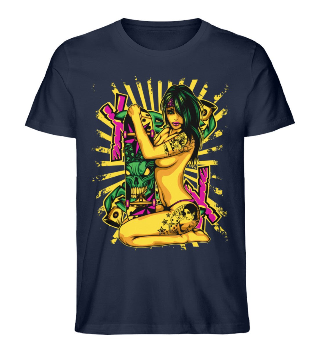 Skate X Board - Herren Premium Organic Shirt - AQ.Vogue