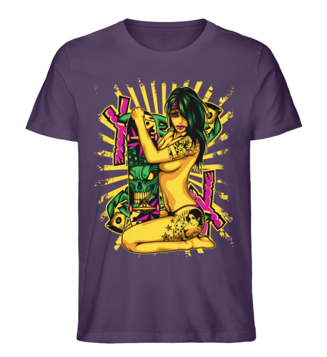 Skate X Board - Herren Premium Organic Shirt - AQ.Vogue