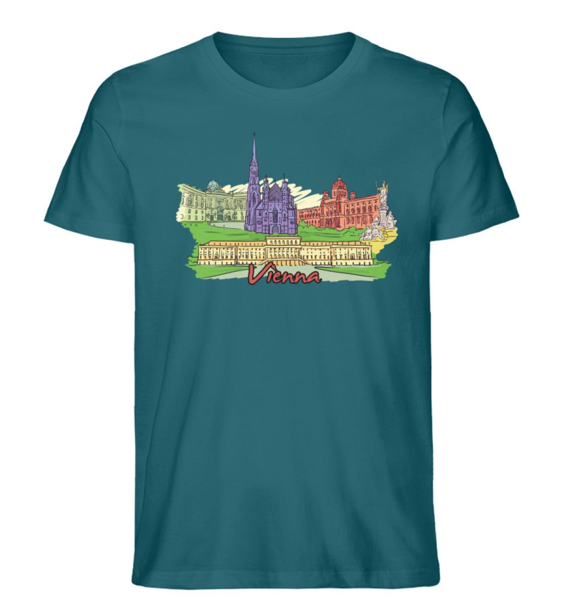Vienna Tshirt, Austria opera, vienna gift Tshirt - Herren Premium Organic Shirt - AQ.Vogue