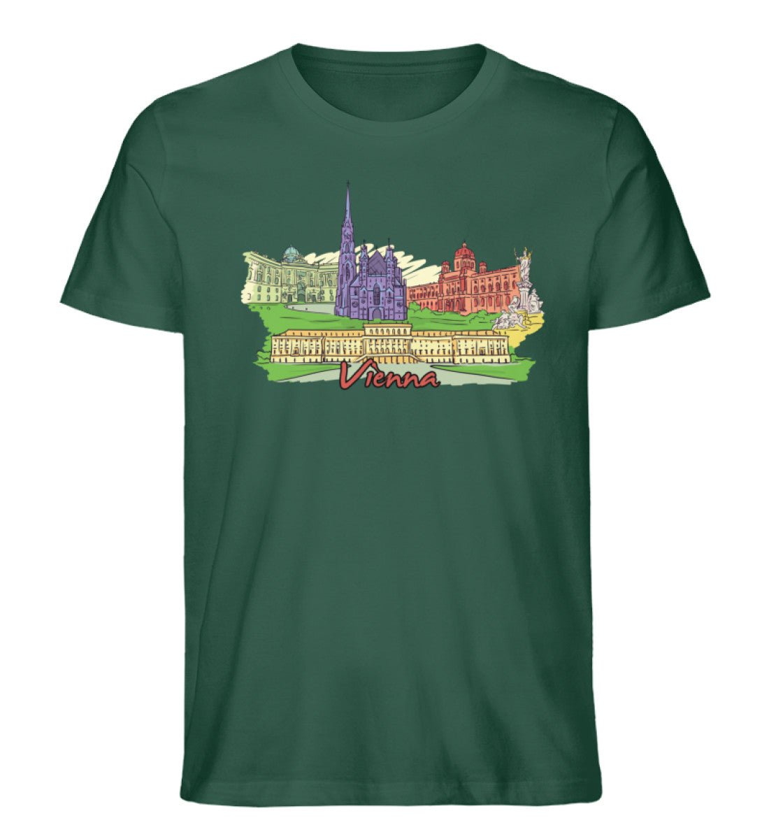 Vienna Tshirt, Austria opera, vienna gift Tshirt - Herren Premium Organic Shirt - AQ.Vogue