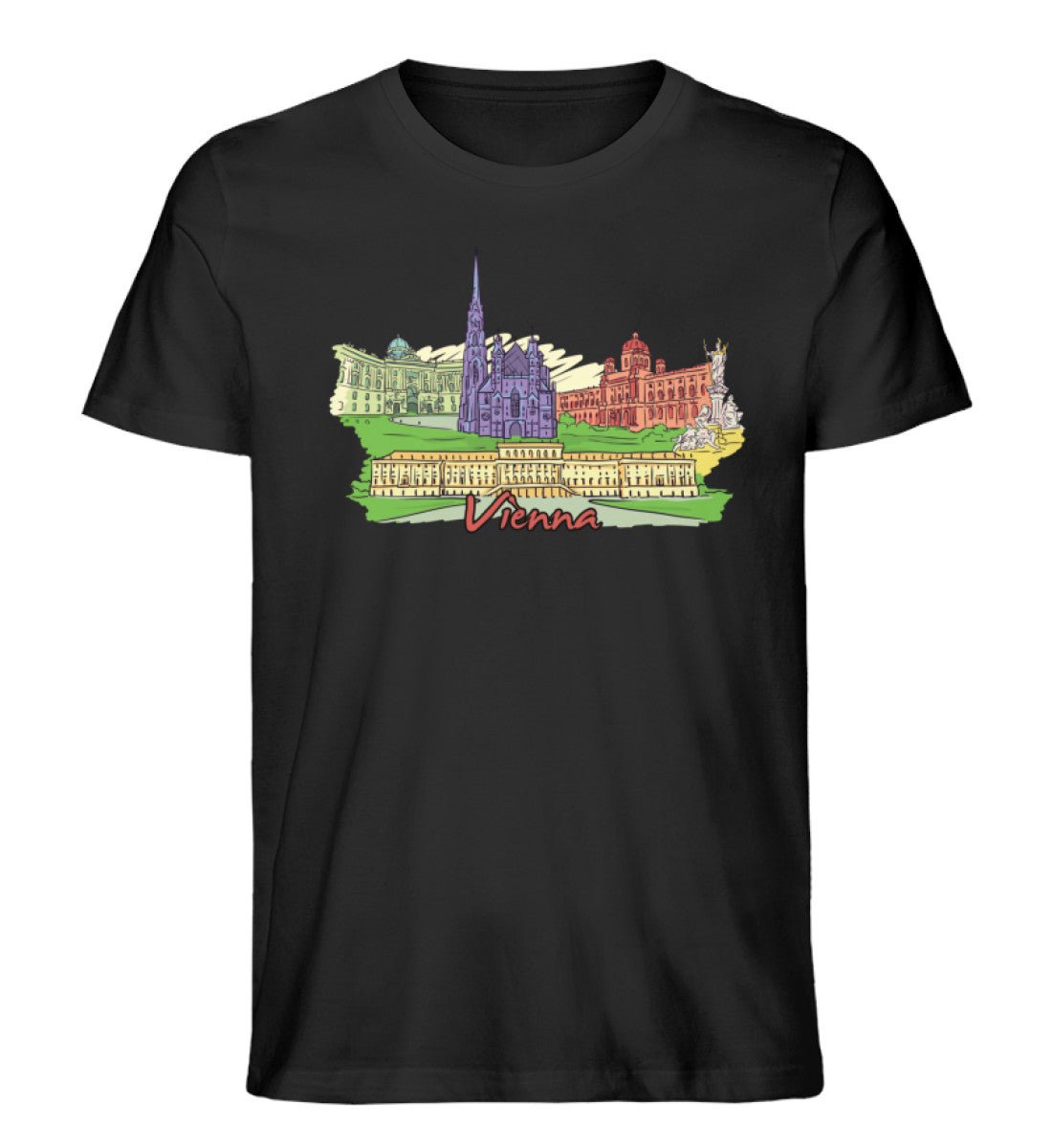Vienna Tshirt, Austria opera, vienna gift Tshirt - Herren Premium Organic Shirt - AQ.Vogue