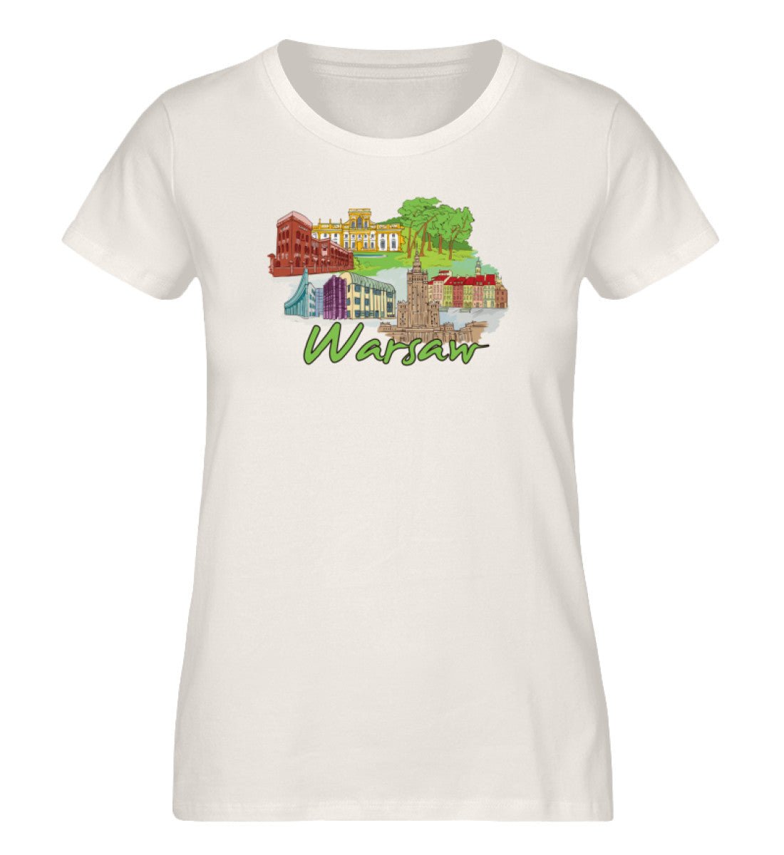 Warschau- Damen Premium Organic Shirt - AQ.Vogue