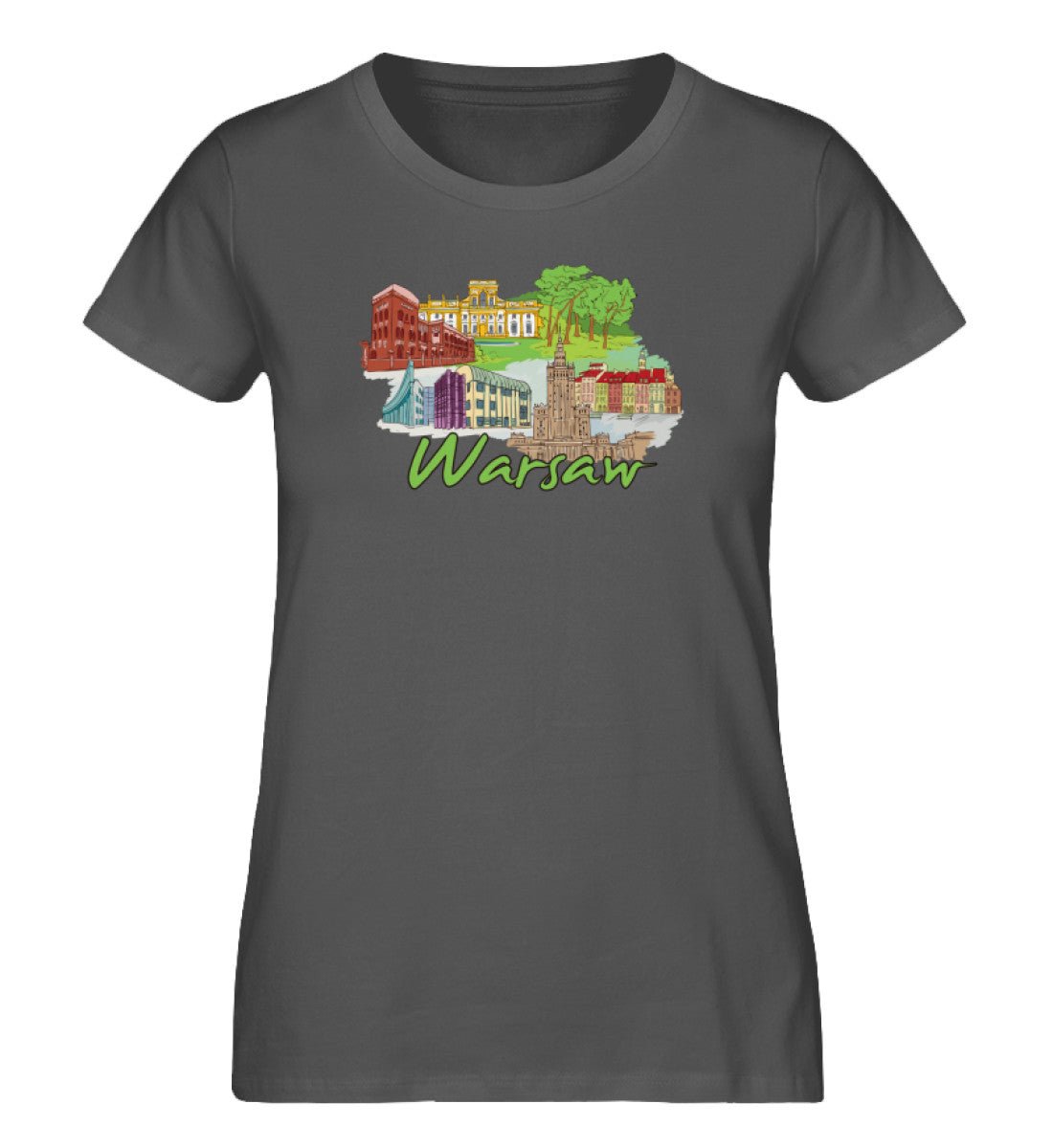 Warschau- Damen Premium Organic Shirt - AQ.Vogue